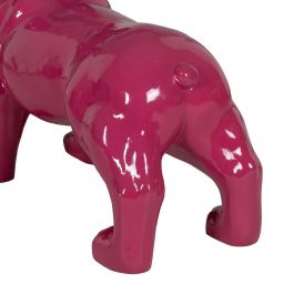 Figura Decorativa Fucsia Perro 88 x 38 x 63 cm