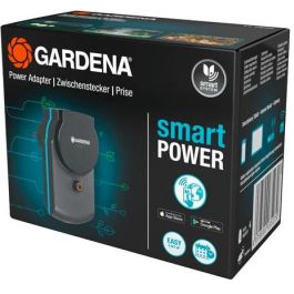 Gardena 19095-20 Smart Power Zwischenstecker, Enchufe Inteligente Negro, Instalación Simplificada, 1 Pieza