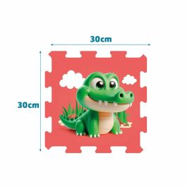 Color Baby Puzzle de Goma Eva con Animales - 8 Piezas Encajables, 120x60 cm - Para Bebés y Niños desde 10 Meses