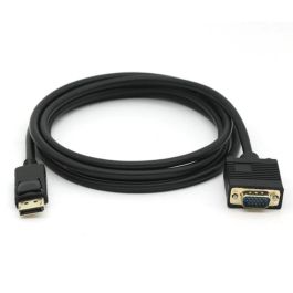 Equip 119338 - Cable DisplayPort Macho a VGA Macho, 2m, Resolución 1920x1200/60Hz, Doble Blindaje, Chapado en Oro, Negro Precio: 13.95000046. SKU: B1G8M7G6XZ