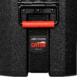 Gator Estuche para Tom Base 16" x 14" GC-1614 con Interior de Terciopelo