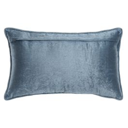 DKD Home Decor Cojín Neoclásico Azul Dorado 10 x 30 x 50 cm