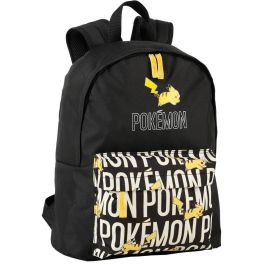 TOYBAGS Mochila Pokemon Pikachu 41cm Adaptable Carro con Compartimento para Laptop y Tirantes Acolchados