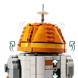 LEGO 75416 Star Wars Set Construcción de Ahsoka, Droide Astromecánico Chopper C1-10P, a partir de 10 años