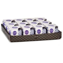Vela Perfumada Cristal Tarta de Arándano Acorde 7.5x6.3x7.5 cm Morado (12 Unidades)