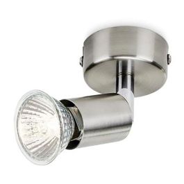 Philips Foco 1 elemento Limbali GU10 Cromo Mate para Techo/Pared Ø 8x13cm Cabezal Ajustable IP20 (Bombilla no incluida) Precio: 6.89999959. SKU: S7912673