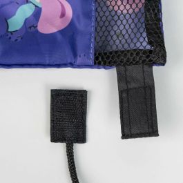 Cerdá Saquito Escolar Stitch Púrpura 30x39 cm - Bolsa Multiusos para Niños (8-14 años) - Ideal Zapatillas/Material Escolar