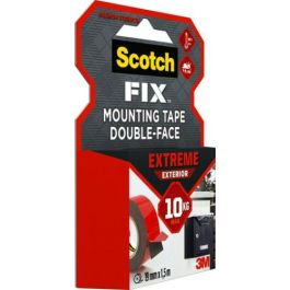 Scotch Cinta Doble Cara Montaje Extreme para Exteriores Máximo 10 kg 19mm x 1,5m