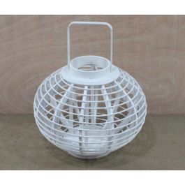 DKD Home Decor Portavelas Blanco Bambú Cristal 35 x 35 x 29 cm Precio: 20.9451. SKU: S3037589