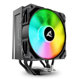 SHARKOON Refrigerador de aire para CPU A50 RGB con ventilador de 12 cm, 5 tubos de calor, TDP 230W, compatible con LGA1851, Negro Precio: 48.9906252. SKU: B1B2AZCW7X