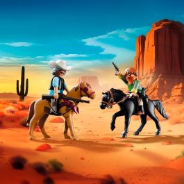 Playmobil Diligencia del Salvaje Oeste Western, Juguete de Construcción de Plástico para Niños de 3 Años en Adelante