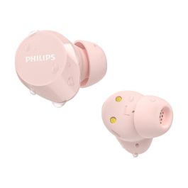 Philips Auriculares Bluetooth TAT1209 Rosa con Estuche de Carga, Autonomía 6h