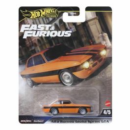 Hot Wheels HOT1695825424393 - Coche Rápido y Furioso Metal Premium Escala 1/64 - Multicolor