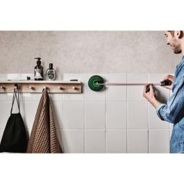 Bosch Atino Medidor láser de línea para una alineación perfecta de objetos, fácil fijación a pared con almohadilla de gel o alfileres