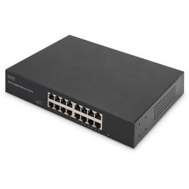 Digitus Switch 16 puertos Gigabit Ethernet 10/100/1000 no gestionado 32 Gbit/s Negro para rack 19" Precio: 130.98999958. SKU: B133GPY9D8
