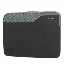 Targus Funda EcoSmart para portátil de 35,6 cm (14") en Carbón Vegetal, Neopreno, Resistente a Rayones, Certificado GRS