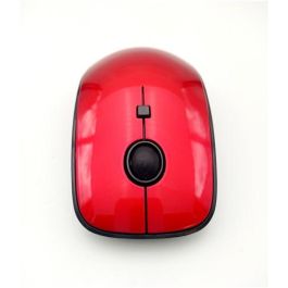 Elbe Ratón Inalámbrico RT-111 Rojo Ambidextro Pilas Incluidas Plug & Play