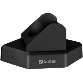 Sandberg Wireless Office Headset Pro+ Auriculares Estéreo Inalámbricos para PC y Móvil, Dual Connect, con Base de Carga y LED Ocupado