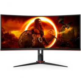 AOC Monitor Gaming Ultrapanorámico Curvo CU34G2XP/BK 34" WQHD 1ms 180Hz VA Negro Precio: 345.4999999. SKU: B157V29XAW