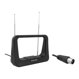 Philips Antena Amplificadora TDT SDV1226/12 para Televisión Digital Terrestre, UHF, VHF, HDTV, Coaxial 75 Ohm, Cable 180cm