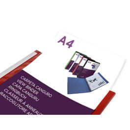 Carpeta Liderpapel Canguro 2 Anillas 25 mm Mixtas Polipropileno Din A4 Rojo Translucido Carpeta Liderpapel Canguro 2 Anillas 25 mm Mixtas Polipropileno Din A4 Rojo Translucido