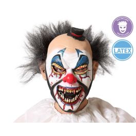 Máscara Latex Payaso Asesino Pelo Moreno Precio: 13.50000025. SKU: B175RVPRVP