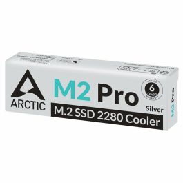 Arctic Cooler M.2 SSD M2 Pro Silver para NVMe SSD, disipador térmico de aluminio
