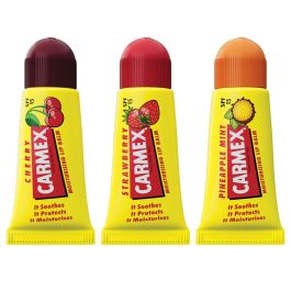 Carmex Minis Bálsamos Labiales Hidratantes SPF15 Triplo Pack 3 Unidades para Labios Agrietados, Secos y con Fisuras. Protege y Alivia.