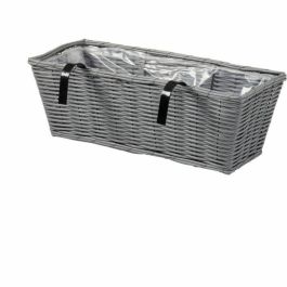 Jardinera - Imitación ratán - Gris - 48 cm - SMART GARDEN Precio: 29.99000004. SKU: B1CZBQ5R43