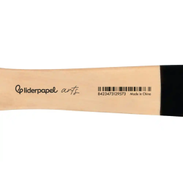 Liderpapel Brocha Paletina Plana Ancho 25 mm Cerdas de Cerda Certificado FSC para Óleo y Acrílico