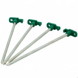 Piquetas para camping Aktive 25 cm 4 Piezas Ø 8 mm (24 Unidades)