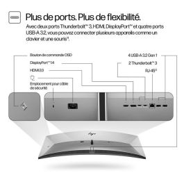 HP Series 7 Pro 39.7 inch 5K2K Conferencing Monitor-740pm HP Series 7 Pro 39.7 inch 5K2K Conferencing Monitor-740pm