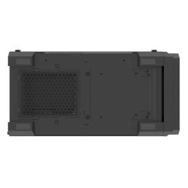 Genesis Irid 505F Caja Gaming Midi Tower ATX/Micro-ATX/Mini-ITX con 5 Ventiladores Preinstalados, Panel Lateral Cristal Templado Negro