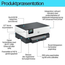 HP 9110b OfficeJet Pro Impresora de Inyección Tinta Color Profesional para Oficinas Híbridas y Distribuidas con Gestión Avanzada de Red