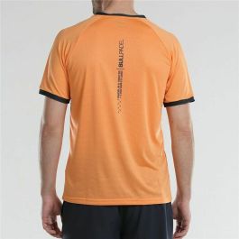Camiseta de Manga Corta Hombre Bullpadel Actua Naranja