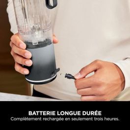 Ninja BC251EULD Licuadora Portátil Inalámbrica Blast Max con Vaso de 530 ml, Batería 2h y Libre de BPA - Gris