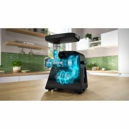 Bosch MFWS650B Picadora de carne Serie 6, 500 W, 3,5 kg/min, 3 rejillas Negra