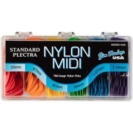Caja De 216 Ud. Púas Nylon Midi Standard - 6 Medidas Caja De 216 Ud. Púas Nylon Midi Standard - 6 Medidas