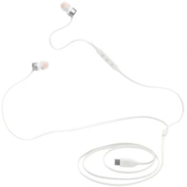 JBL Auriculares Intrauditivos Tune 310C USB-C con Micrófono Blancos - JBLT310CWHT