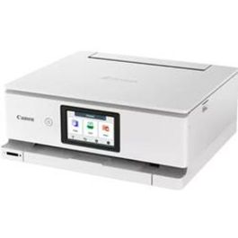 Impresora Multifunción - CANON - PIXMA TS8751 - Capacidad 200 hojas - 6 tanques de tinta individuales - Color - WiFi - Blanca