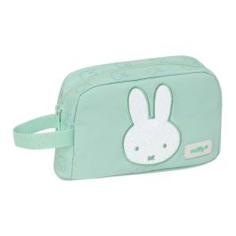 Safta Portadesayunos Termo Miffy Menta con Recipientes y Botella de Agua 21.5x12x6.5 cm