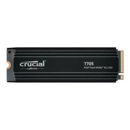Crucial CT1000T705SSD5 SSD 1TB PCIe Gen5 NVMe M.2 Interno para Juegos con Disipador de Calor Premium (2024)