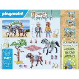 PLAYMOBIL 71470 Amélia y Ben con caballos