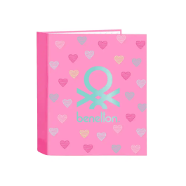 Safta Carpeta de Anillas Folio Lomo Ancho 4/40 mm Benetton Heart Cartón Forrado Precio: 10.9626. SKU: B1JJDQ7RQW