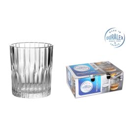 Duralex Set de 6 Vasos Transparentes 22 cl Colección Manhattan (12 Cajas)