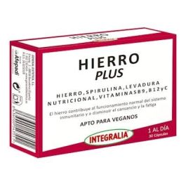 INTEGRALIA Ferro Plus 30 Cápsulas - Hierro, Ácido Fólico, Spirulina, Vitamina B12, Vitamina C Precio: 8.7899999. SKU: B1CWLZEWH8