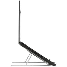 Targus AWE810GL Soporte de Aluminio para ordenador portátil, compatible con pantallas de 10 a 15.6 pulgadas, Plegable y con 6 ajustes de altura.
