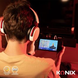 Konix Protector de Pantalla de Vidrio Templado para Nintendo Switch 2, Anti-burbujas, Anti-arañazos, Dureza 9H, 100% Transparente