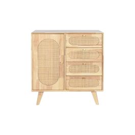 Aparador DKD Home Decor Natural Metal Madera de caucho 73,5 x 35 x 78 cm