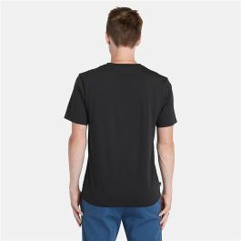 Camiseta de Manga Corta Hombre Timberland Kennebec River Negro M